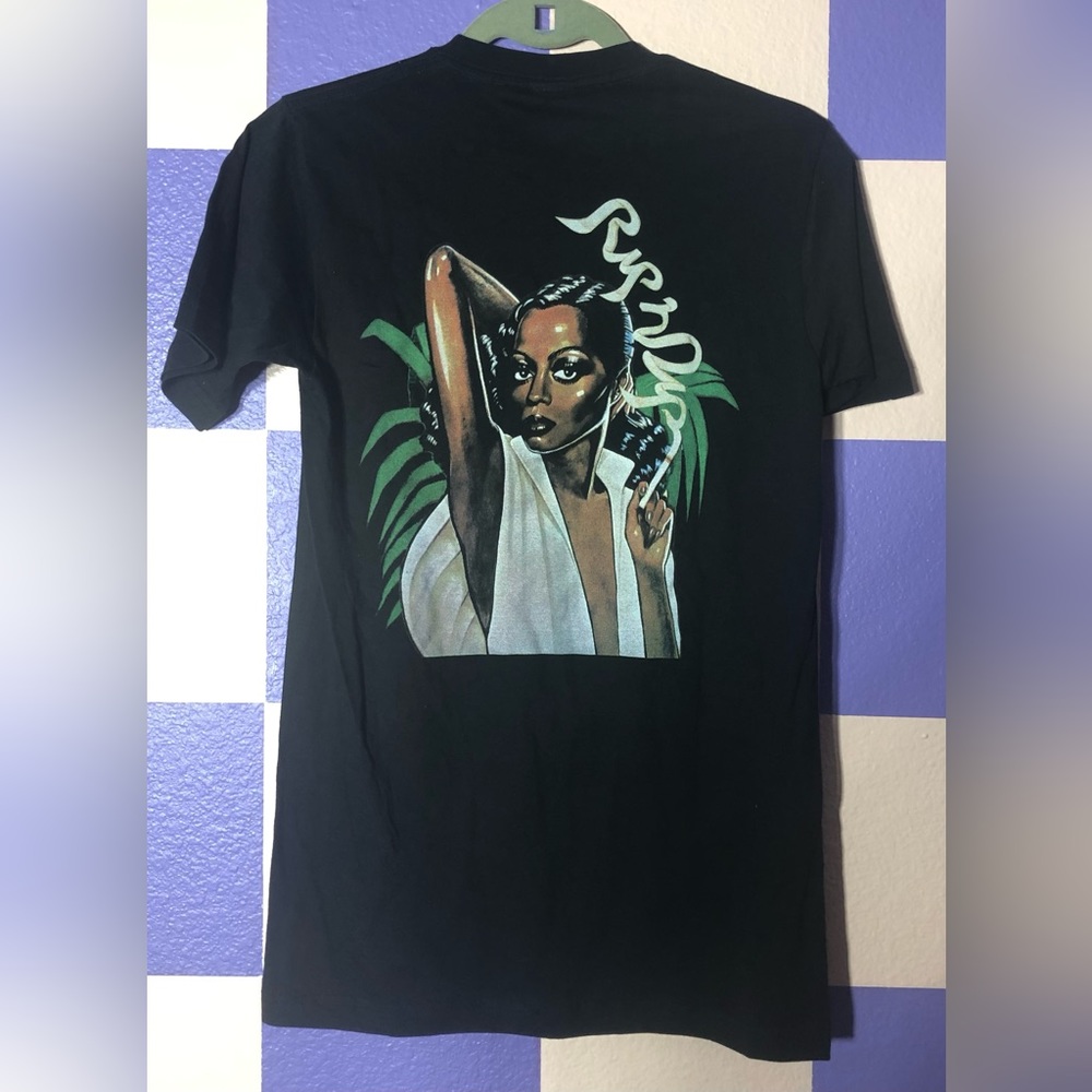 NWT Ripndip Share Some Love Diana Ross Portrait Black Tee - Size S